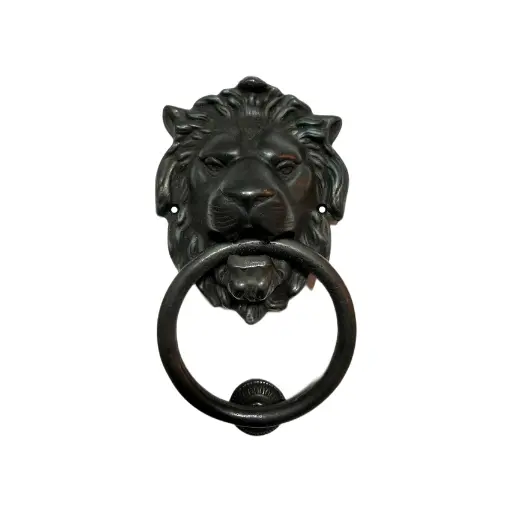 Regency Lions Head Quirky Door Knocker