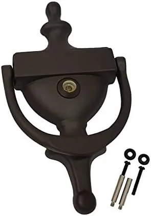 Bronze Door Knocker with a 160-degree viewer