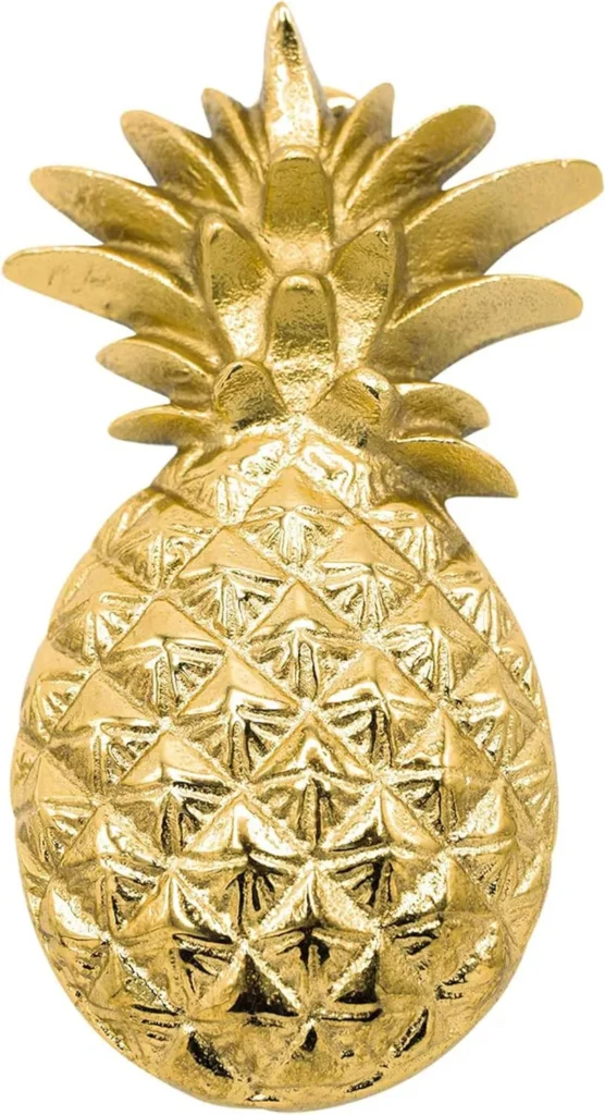 Golden Pineapple Door Knocker